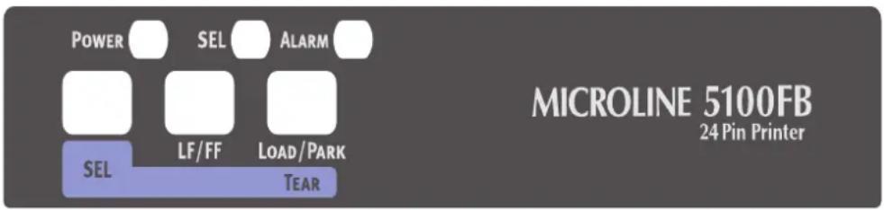 OKI ML5100FB - OPERATOR PANEL - 1