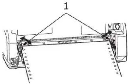 OKI ML5100FB - REMOVING CONTINUOUS FORMS - 1