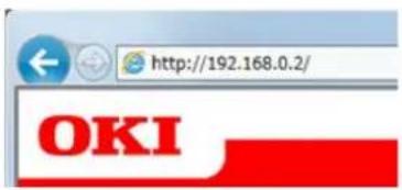 http://192.168.0.2/ OKI