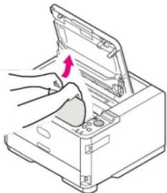 OKI ES5112dn - Entfernen Sie das gestaute Papier, wenn nötig. - 4