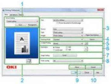 OKI ES5112dn - Registerkarte [Einrichten] - 1