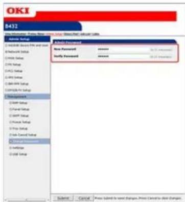 OKI 8432 Admin Setup 1. New Date: 09/01/2017 2. Network Status 3. Update Status 4. Update Setup 5. Update Name 6. Update Setup 7. Update Name 8. Update File Setup 9. Management 10. Update Setup 11. Update Name 12. Update Setup 13. Update Name 14. Update Setup 15. Update Name 16. Update Setup 17. Update Name 18. Update Setup 19. Update Name 20. Update Setup Subtitle Cancel Press Submitted to send dialog, Press Cancel to close dialog.