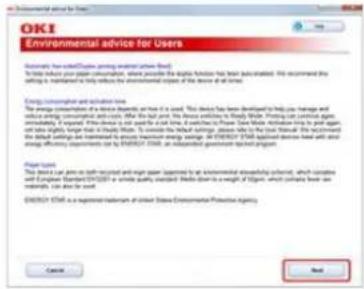 OKI ES5112dn - Installieren der Software nach der empfohlenen Installationsmethode - 3