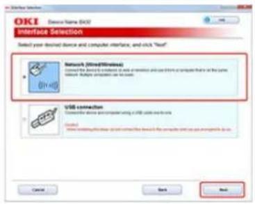 OKI ES5112dn - Installieren der Software nach der empfohlenen Installationsmethode - 5