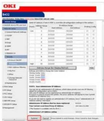 OKI ES5112dn - Klicken Sie auf [Submit]. - 1