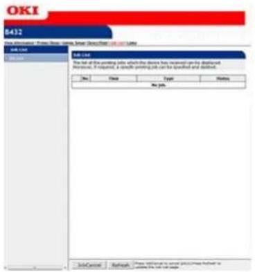 OKI ES5112dn - Job List - 1