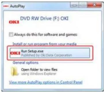 OKI ES4132dn - Installieren der Software nach der empfohlenen Installationsmethode - 1