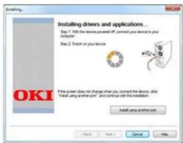 OKI ES4132dn - Installieren der Software nach der empfohlenen Installationsmethode - 7