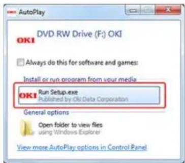 OKI ES4132dn - Installieren der Software nach der empfohlenen Installationsmethode - 1