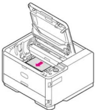 OKI ES4132dn - Entfernen Sie das gestaute Papier, wenn nötig. - 3
