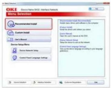 OKI ES4132dn - Installieren der Software nach der empfohlenen Installationsmethode - 6