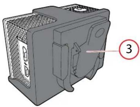 OK OXC 1040H-B - Kamera mit Clip befestigen - 1