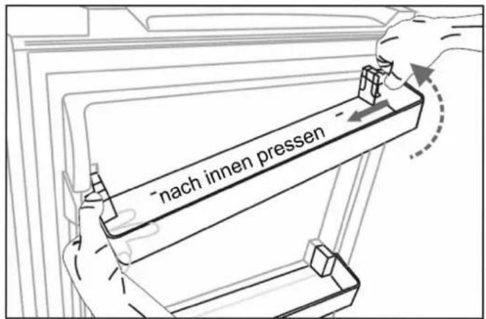 nach innen pressen