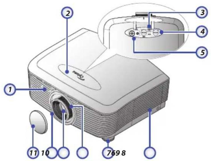 OPTOMA EH505e-B - Haupteinheit - 1