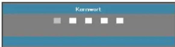OPTOMA EH505e-B - Kennwort ändern - 1