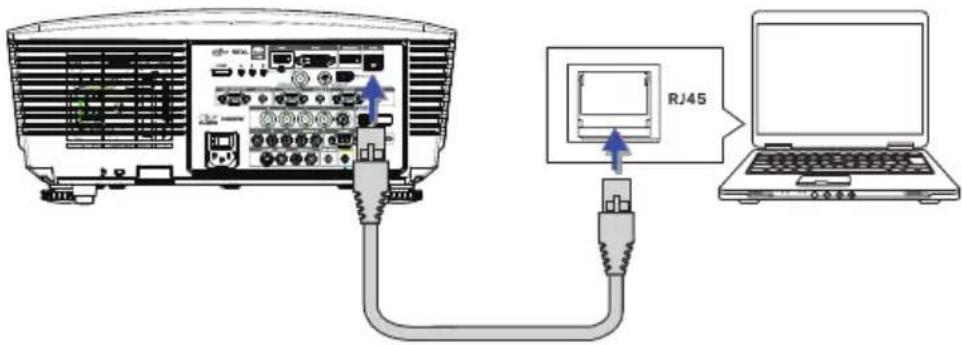 OPTOMA EH505e-B - LAN RJ45 - 1