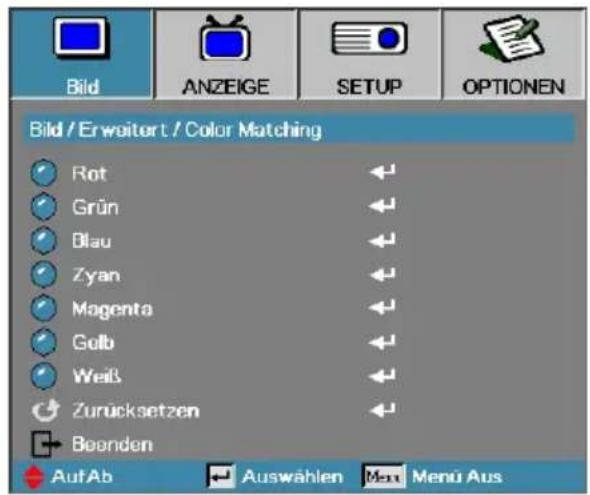 OPTOMA EH505e-B - Bild | Erweitert | Color Matching - 1