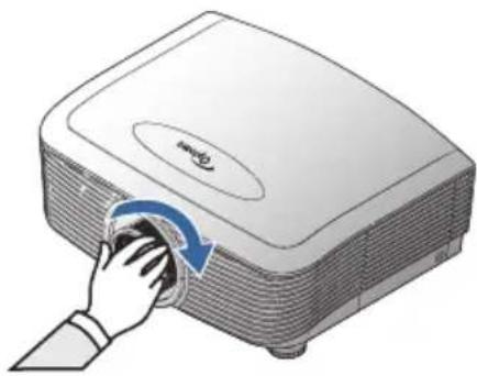 OPTOMA EH505e-B - Einbau des neuen Objektivs - 2