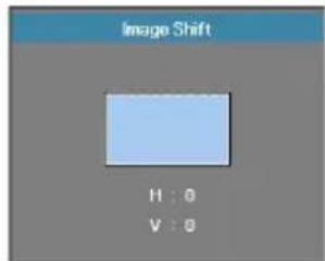 OPTOMA EH505e-B - Image Shift (Bildverschiebung) - 1