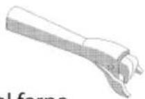 BAUKNECHT MW 28 AW - MANIGLIA PER IL PIATTO CRISP - 1