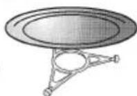 BAUKNECHT MW 28 AW - PIATTO ROTANTE IN VETRO - 1