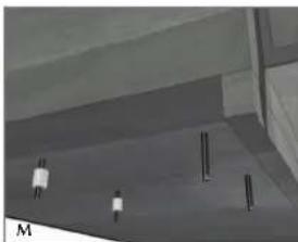 BLACK & DECKER SDC750 - For cabinets with an overhang molding (see Illustration C) - 5