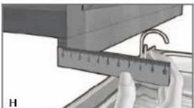 BLACK & DECKER SDC750 - For cabinets with an overhang molding (see Illustration C) - 1