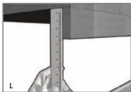 BLACK & DECKER SDC750 - For cabinets with an overhang molding (see Illustration C) - 4