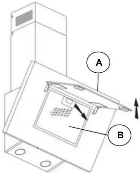 Respekta CH66038-60 S - Mounting the charcoal filters - 1