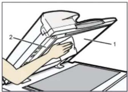 RICOH Aficio MP C4000 - Automatischen Vorlageneinzug reinigen - 1