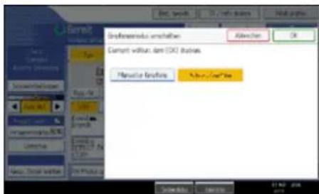 Belle Gruppeansul einschalten Abwecken Corten fortzins dem (OK) einschtes. Manual Einklators Auto-Einklators