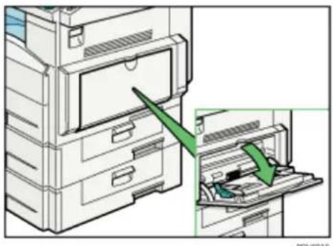 RICOH Aficio MP 201F - Den Bypass öffnen. - 1