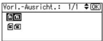 Vorl.-Ausricht.: 1/1 OK
