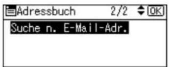 Adressbuch 2/2 OK Suche n. E-Mail-Adr.