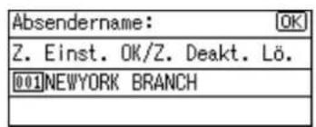 Absendername: Z. Einst. OK/Z. Deakt. Lö. 001 NEWYORK BRANCH