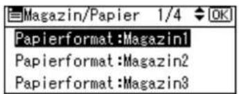Magazin/Papier 1/4 OK Papierformat:Magazini Papierformat:Magazin2 Papierformat:Magazin3