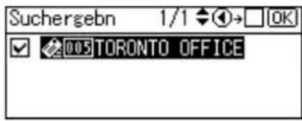 Suchergebn 1/1 → OK 005 TORONTO OFFICE