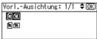 Vorl.-Ausichtung: 1/1 OK OK R R