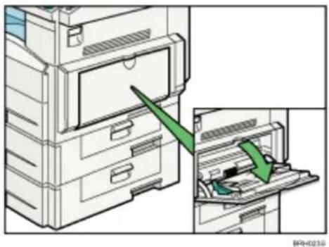 RICOH Aficio MP 201F - Ziehen Sie den Bypass heraus. - 1