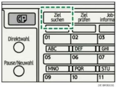 Ziel suchen Ziel prüfen Job-informal 01 02 03 ABC DEF GHI 05 06 07 MNO PQR STU 09 10 11 Direktwahl Pause/Neuwahl