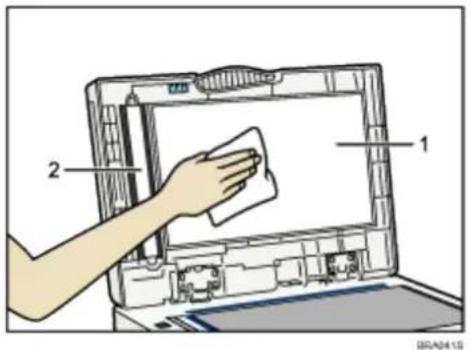 RICOH Aficio MP 201F - Reinigen des ADF - 1
