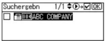 Suchergebn 1/1 OK ABC COMPANY