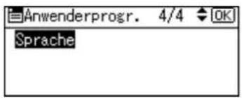 Anwenderprogr. 4/4 OK Sprache