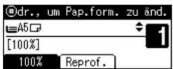dr., um Pap.form. zu änd. A5 [100%] 100% Reprof.