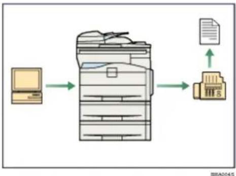 RICOH Aficio MP 201F - Papierlose Faxübertragung - 1