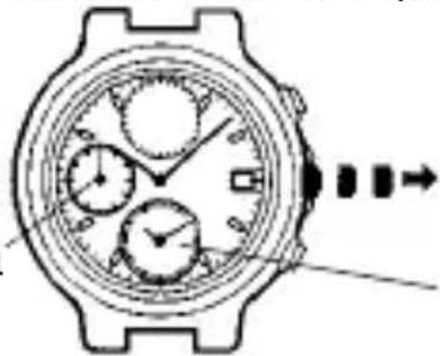 ORIENT Sports TD0G001B - ■ Come regolare l'orologio sull'ora esatta - 1