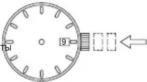 ORIENT Sports RA-KV0001B - ◆ УСТАНОВКА ВРЕМЕНИ И НАСТРОЙКА ПОЛОЖЕНИЯ СТРЕЛОК СЕКУДОМЕРА (Стрелки для отображения времени и стрелки секундомера) - 9