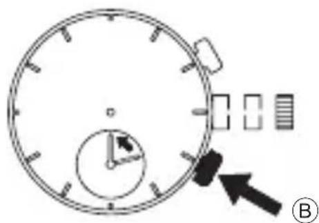 ORIENT Sports KV01004B - ◆ SETTING THE TIME AND ADJUSTING THE STOPWATCH HAND POSITION (Hands for time display and stopwatch hands) - 6