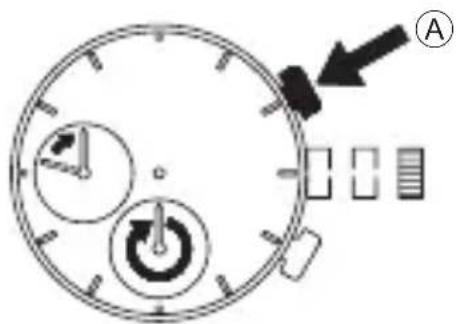 ORIENT Sports KU00002D - ♦ STELLEN DER UHR UND EINSTELLEN DER POSITION DER STOPPUHRZEIGER (Zeiger für Zeitanzeige und Stoppuhrzeiger) - 5