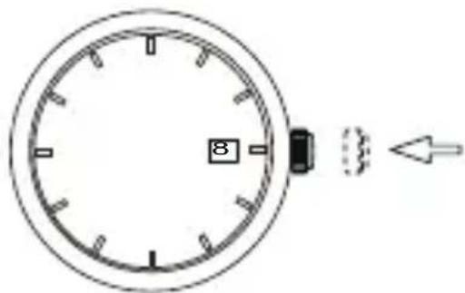 ORIENT Contemporary AL00003W - [Cómo ajustar el calendario] - 4